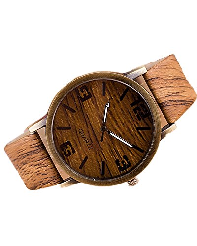 SAMGU Fashion New Wood Grain Uhren Mode Quarz Uhr Armbanduhr Geschenk