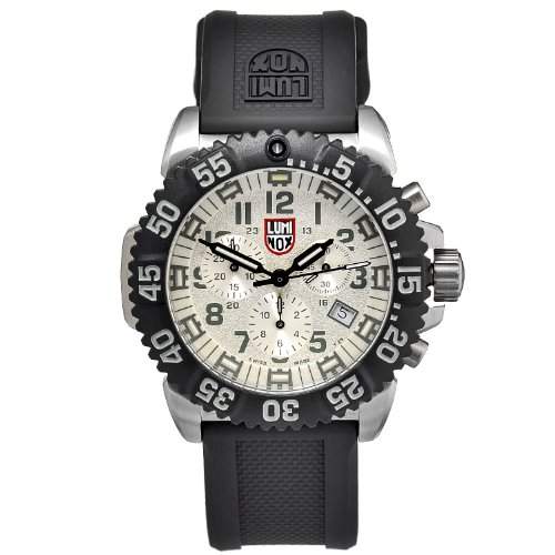 LUMINOX NAVY SEAL COLORMARK CHRONOGRAPH MENS STAINLESS STEEL CASE UHR A3187