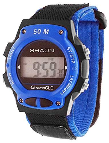 Shaon Herren-Armbanduhr Digital Quarz Textil 39-6023-99