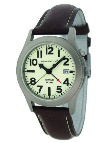 Momentum Herren-Armbanduhr XL PATHFINDER II Analog Quarz Leder 1M-SP54L2C