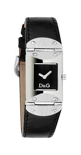 D&G Dolce&Gabbana Damen-Armbanduhr TWEED BLK DIAL BLK STRAP DW0325