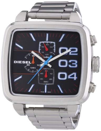 Diesel Herren-Armbanduhr Chronograph Quarz Edelstahl DZ4301