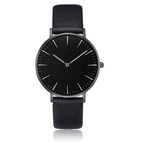 SSITG Unisex Uhr Armbanduhr Quarzuhr Mode Analog Lederband FEIFAN Watch