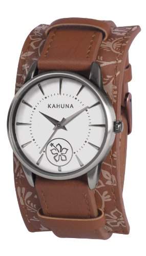 Kahuna Damen-Armbanduhr Analog Kunststoff Braun AKLS-0285L