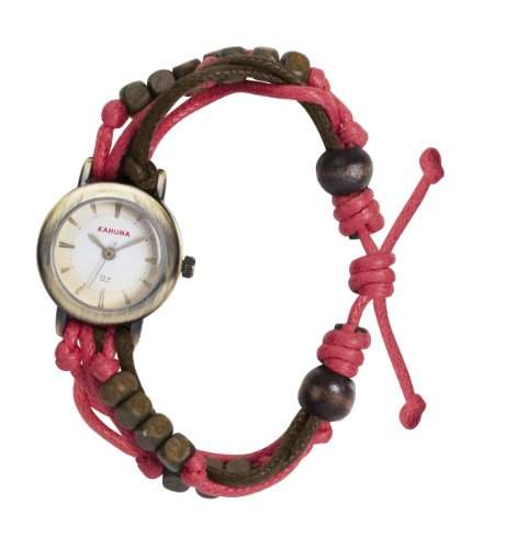 Kahuna Damen-Armbanduhr Analog plastik rosa KLF-0006L
