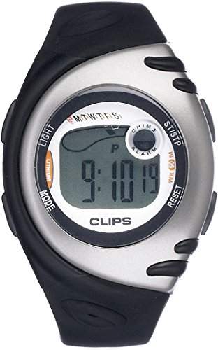 Clips Damen-Armbanduhr Digital Quarz Kautschuk 539-1002-84