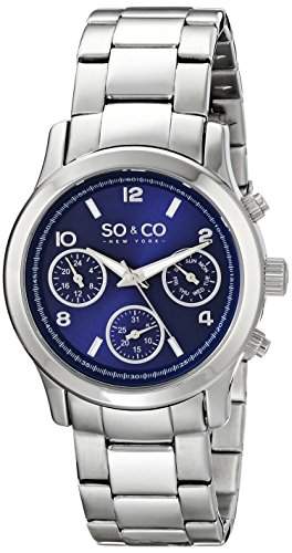 SO & CO New York Damen-Armbanduhr 50122 Analog Quarz
