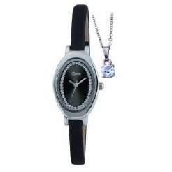 Spirit Damen-Armbanduhr Analog Kunststoff schwarz ASPL41