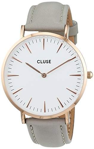 Cluse Damen-Armbanduhr Analog Quarz Leder CL18015