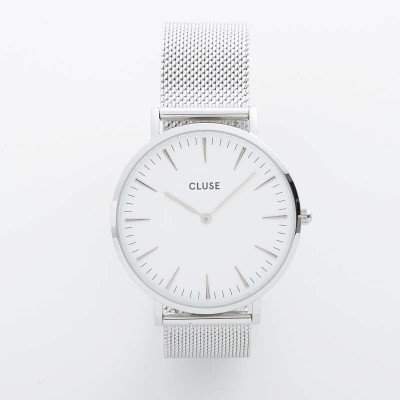 Cluse Unisex-Armbanduhr Analog Quarz Edelstahl CL18105