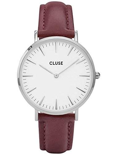 Cluse Damen-Armbanduhr Analog Quarz Leder CL18217