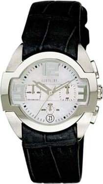 Breil Liberty-Kollektion Damen-Chronograph Datum & Watch - Lederband und weissem Zifferblatt - Modell BW0048