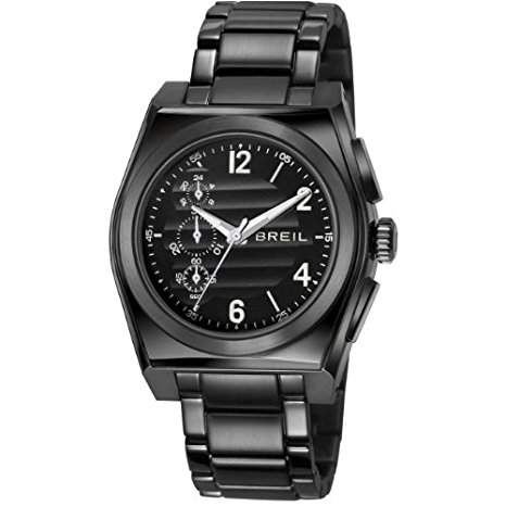 Breil Herren-Armbanduhr Analog edelstahl schwarz TW1071
