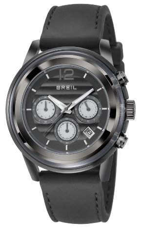 Breil TW1078 Mens Universe Black Resin Strap Chronograph Watch