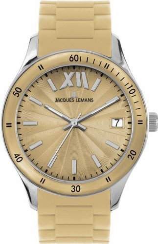 Jacques Lemans Sports Damen-Armbanduhr Rome Sports Silikon 1-1623M