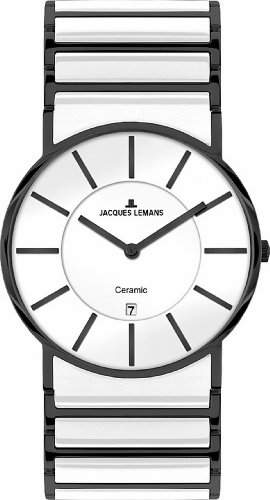 Jacques Lemans Classic Herren-Armbanduhr XL York Analog Keramik 1-1648C