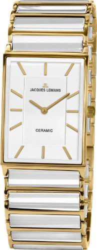 Jacques Lemans Damen-Armbanduhr XS Analog Quarz Keramik 1-1651F