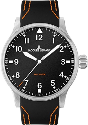 Jacques Lemans Uhr Damen Herren Edelstahl Armbanduhr Modell 1 1917D