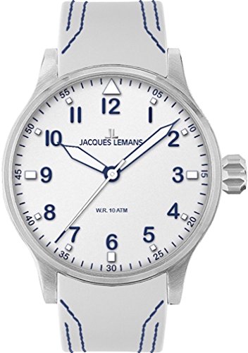 Jacques Lemans Uhr Damen Herren Edelstahl Armbanduhr Modell 1 1917F