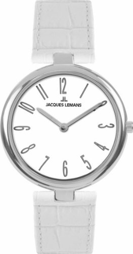 Jacques Lemans Unisex Armbanduhr Classic Analog Quarz Leder 1 1407D