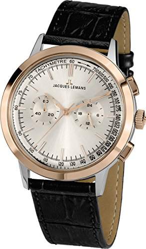 Jacques Lemans Herren-Armbanduhr Nostalgie N-204D