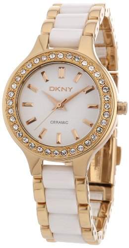 DKNY Damen-Armbanduhr Analog Quarz Keramik NY8141