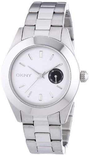 DKNY Damen-Armbanduhr Analog Quarz Edelstahl NY2130