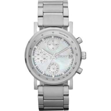 DKNY Damen-Armbanduhr Chronograph Quarz Edelstahl NY4331