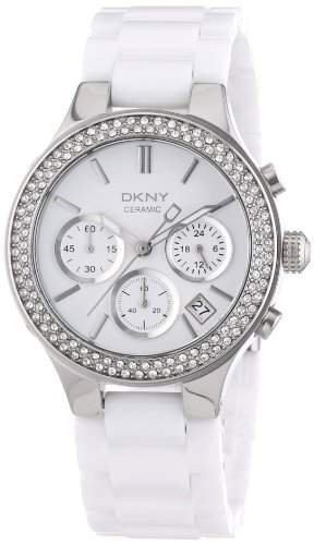 DKNY Damen-Armbanduhr Chronograph Quarz Keramik NY4985