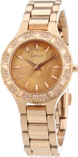 DKNY Damen-Armbanduhr XS Analog Quarz Edelstahl beschichtet NY8486