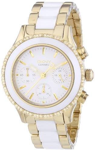DKNY Damen-Armbanduhr Chronograph Quarz Edelstahl NY8830