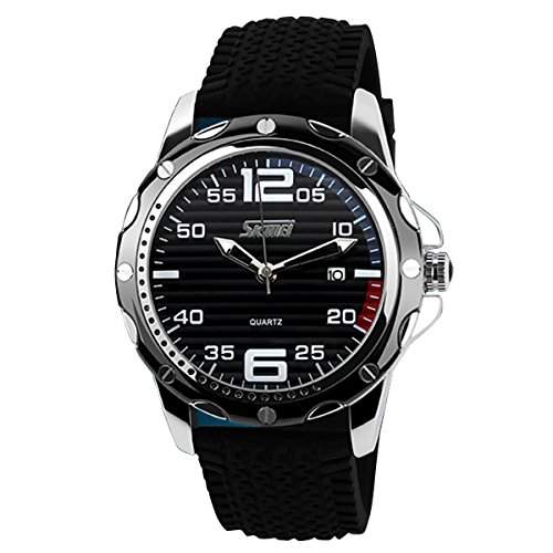 UniqueBella Silikon Herren Uhren Armbanduhr Analog Quarz Mens Watches Wasserdicht #2