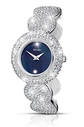 Sekonda Seksy Elegance blau Zifferblatt Crystal Set Armband 2190