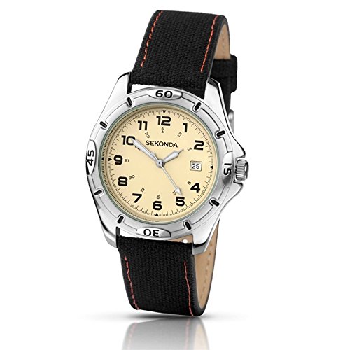 Sekonda Gents gelb schwarz Armbanduhr 3511 RRP
