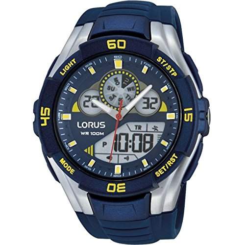Lorus Herren-Armbanduhr XL Sport Analog - Digital Quarz Kautschuk R2389JX9