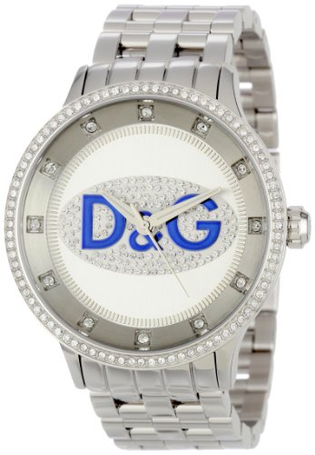 Dolce Gabbana DW0133 Armbanduhr Herren Armband aus Edelstahl Farbe Silber
