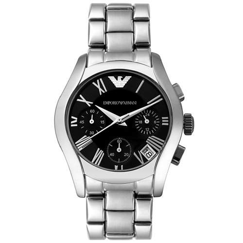 Emporio Armani Damen-Armbanduhr XS Chronograph Quarz Edelstahl beschichtet AR0674
