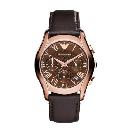 Emporio Armani Damen-Armbanduhr Chronograph Quarz Leder AR1707