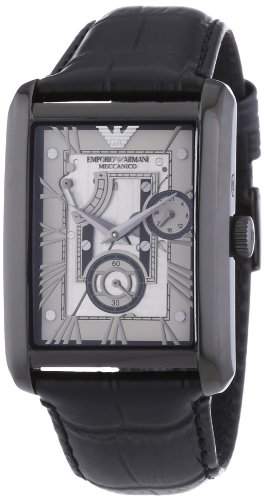 Emporio Armani Herren-Armbanduhr Analog Automatik Leder AR4244