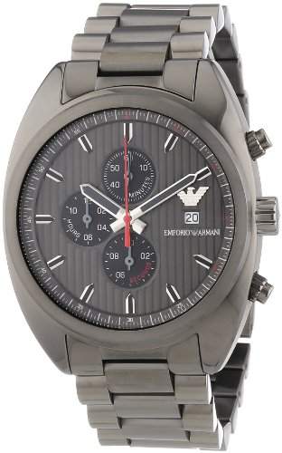 Emporio Armani Herren-Armbanduhr XL Chronograph Quarz Edelstahl beschichtet AR5913
