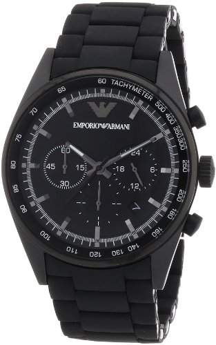 Emporio Armani Herren-Armbanduhr XL Chronograph Quarz Edelstahl AR5981