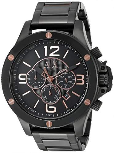 Armani Exchange Herren Chronograph Analog Sportart Quartz Reloj AX1513