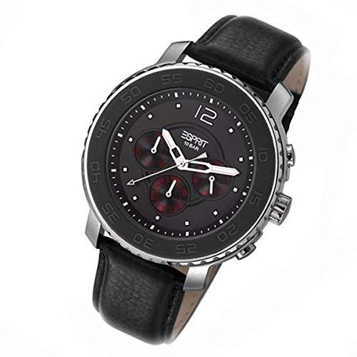 Esprit Damen-Armbanduhr Chronograph Quarz Leder ES106331002