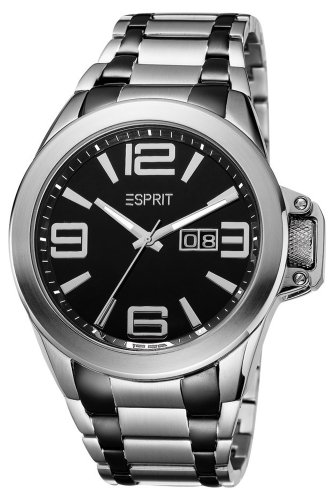 Esprit XL Proxima Sigma Black Analog Quarz Edelstahl beschichtet ES101271702