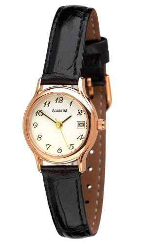 WomenAccurist Herren-Armbanduhr 17251562 Analog Display und dunkelbraunem Lederband LS633