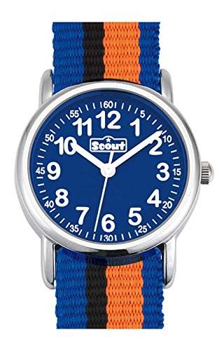 Scout Jungen-Armbanduhr Analog Quarz Textil 280304005