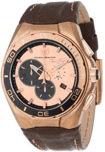 Limited Edition Technomarine Cruise Steel Evolution Chronograph Rose Gold PVD Steel Mens Watch 112009