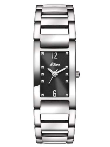 sOliver Damen-Armbanduhr XS Analog Quarz Edelstahl SO-2801-MQ