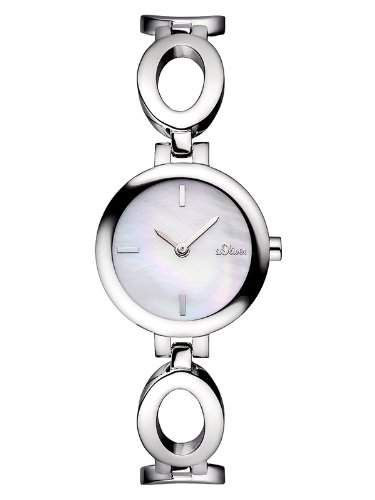 sOliver Damen-Armbanduhr XS Analog Quarz Edelstahl SO-2806-MQ