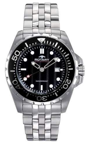 Rotary Herren-Armbanduhr XL Aquaspeed Analog Edelstahl AGB00013W04